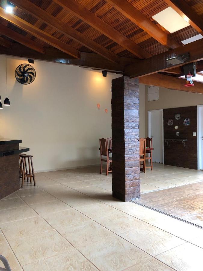 Casa Temporada Olimpia 8 Pessoas Com Piscinaヴィラ エクステリア 写真