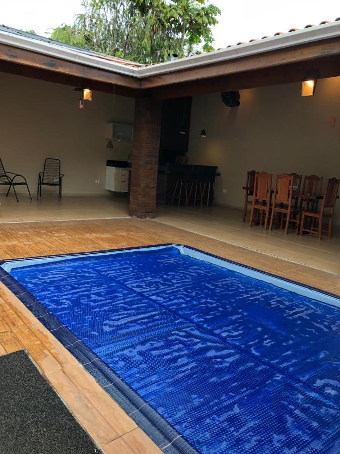Casa Temporada Olimpia 8 Pessoas Com Piscinaヴィラ エクステリア 写真