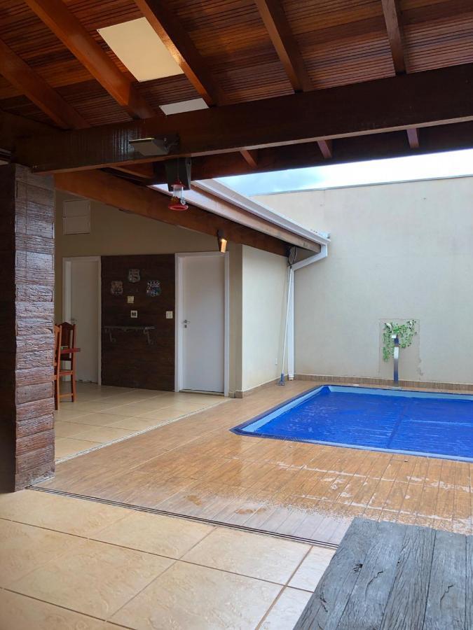 Casa Temporada Olimpia 8 Pessoas Com Piscinaヴィラ エクステリア 写真
