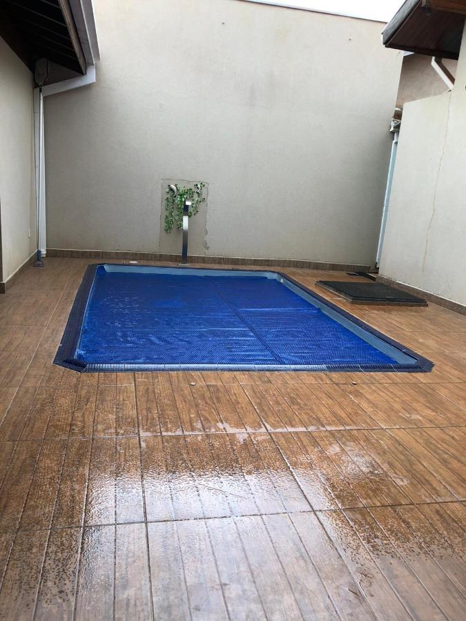 Casa Temporada Olimpia 8 Pessoas Com Piscinaヴィラ エクステリア 写真