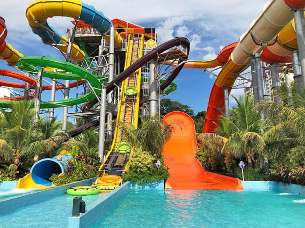 Casa Temporada Olimpia 8 Pessoas Com Piscinaヴィラ エクステリア 写真