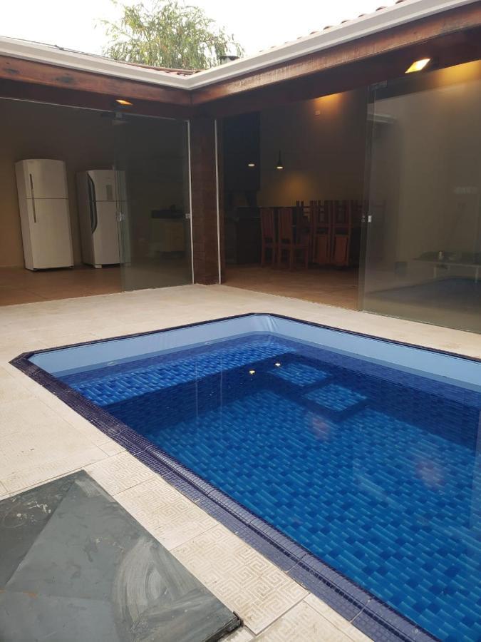Casa Temporada Olimpia 8 Pessoas Com Piscinaヴィラ エクステリア 写真
